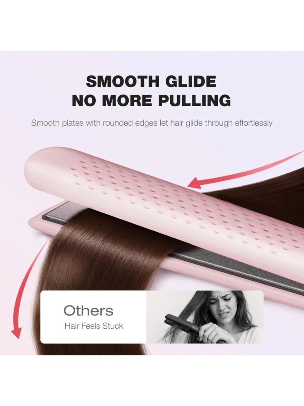 2-in-1 Airflow Styler Curling Iron & Straightener | 360° Cool Air, 5 Heat